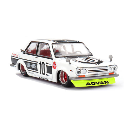 Kaido House 1:64 Datsun 510 Street Team XMM V1 White KHMG176
