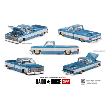 Kaido House 1:64 Chevrolet Silverado Dually Vintage Spec V1 KHMG192