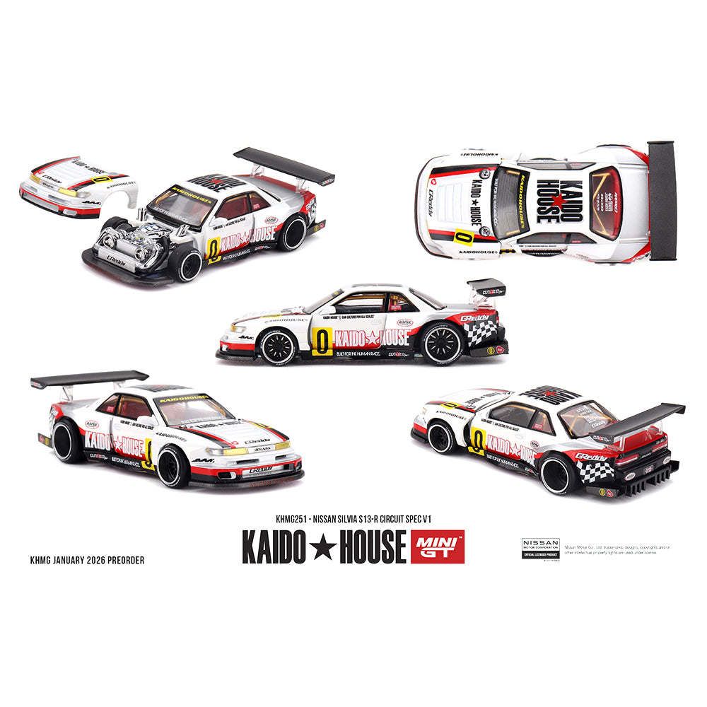 Kaido House 1:64 Nissan Silvia S13-R Circuit Spec V1