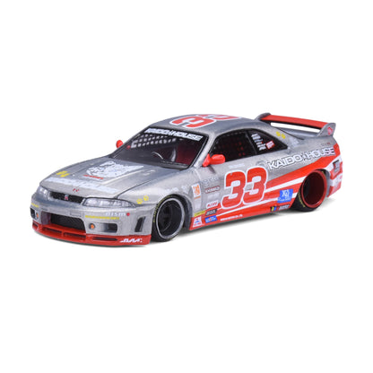 [CHASE] Kaido House 1:64 Nissan Skyline GT-R R33 Black Kaido Cat