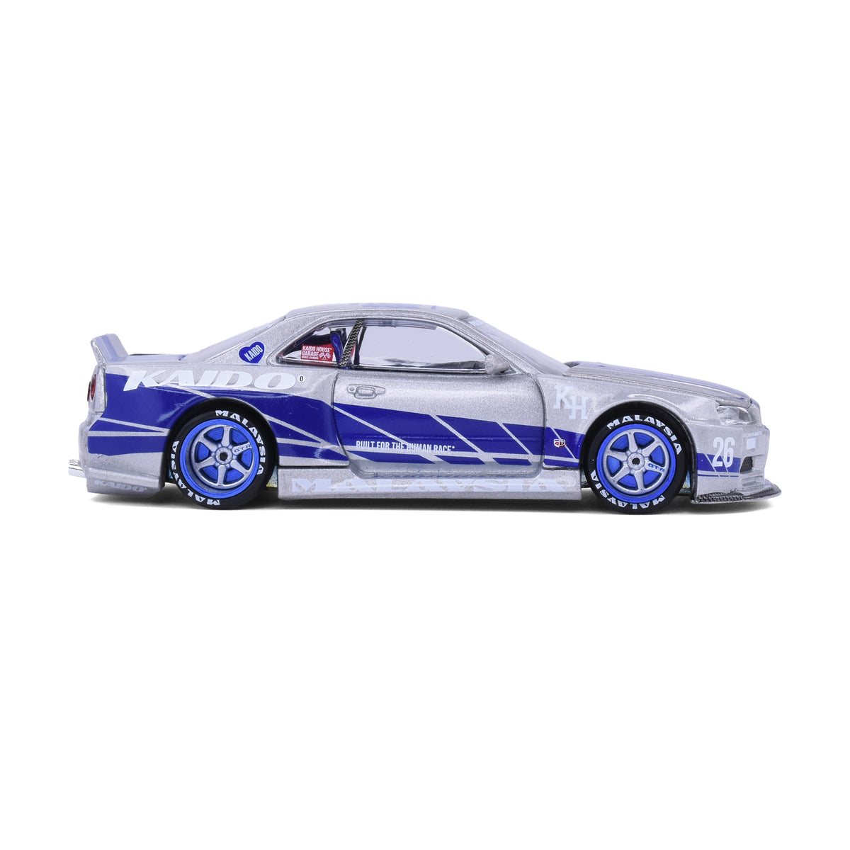 Kaido House 1:64 Nissan Skyline GT-R R34 KHFF Brian's Skyline Livery MDX 2026