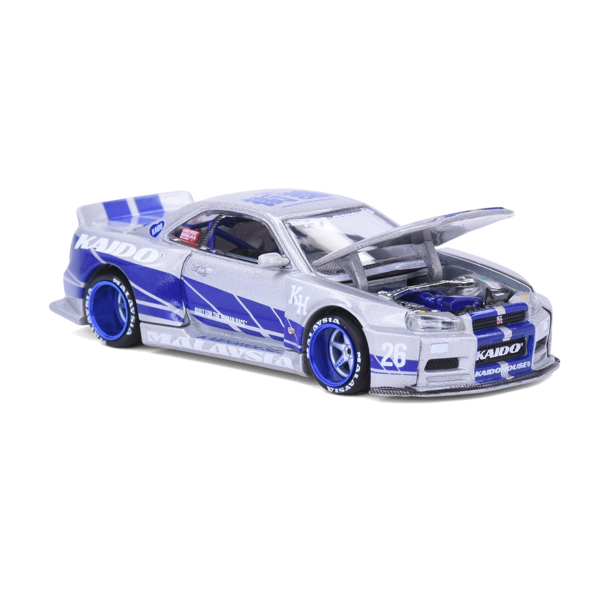 Kaido House 1:64 Nissan Skyline GT-R R34 KHFF Brian's Skyline Livery MDX 2026