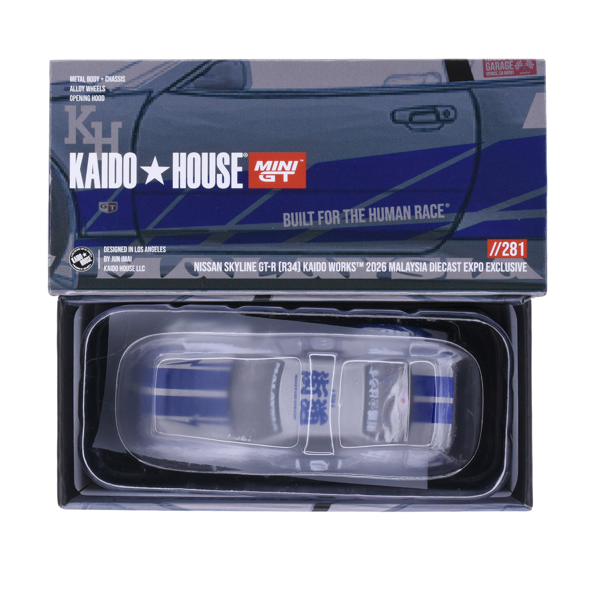 Kaido House 1:64 Nissan Skyline GT-R R34 KHFF Brian's Skyline Livery MDX 2026