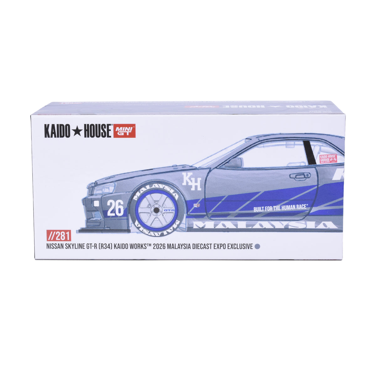 Kaido House 1:64 Nissan Skyline GT-R R34 KHFF Brian's Skyline Livery MDX 2026