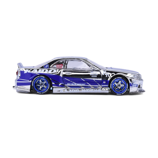 Kaido House 1:64 Nissan Skyline GT-R R34 Kaido Works KHFF 2026 Tokyo DieCast Club Exclusive