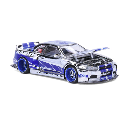 Kaido House 1:64 Nissan Skyline GT-R R34 Kaido Works KHFF 2026 Tokyo DieCast Club Exclusive