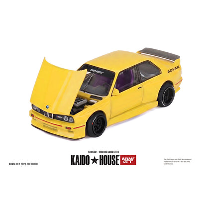 [PRE ORDER] Kaido House 1:64 BMW M3 Kaido GT V3 ADVAN Yellow