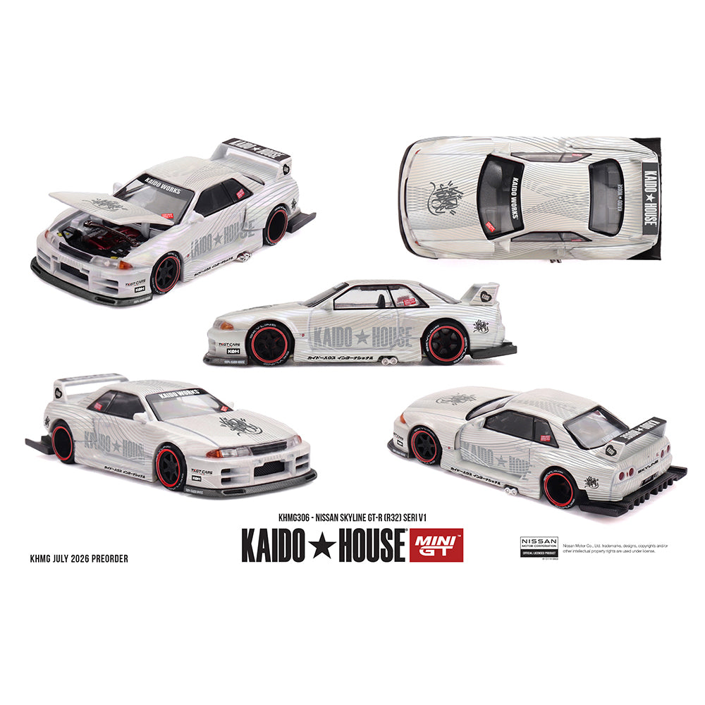 [PRE ORDER] Kaido House 1:64 Nissan Skyline GT-R (R32) SERI V1