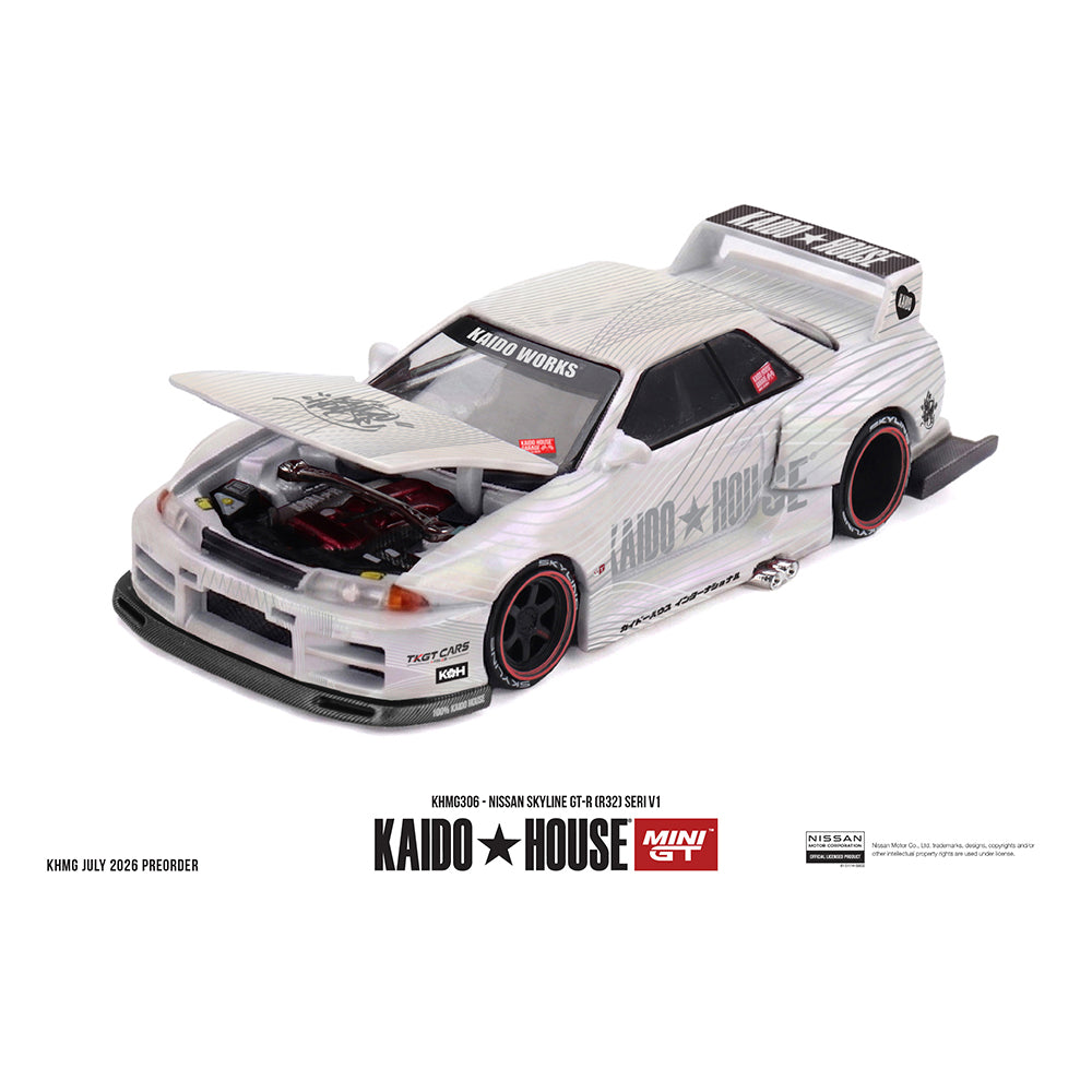 [PRE ORDER] Kaido House 1:64 Nissan Skyline GT-R (R32) SERI V1