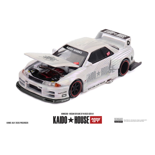 [PRE ORDER] Kaido House 1:64 Nissan Skyline GT-R (R32) SERI V1
