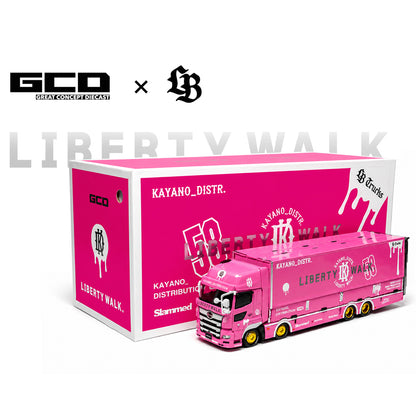 [PRE ORDER] GCD 1:64 LBWK HINO700 LB Truck Pink Special Edition