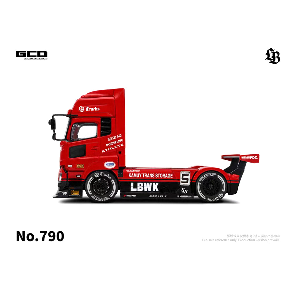 [PRE ORDER] GCD 1:64 LBWK UD Quon 2022 Super Silhouette Red
