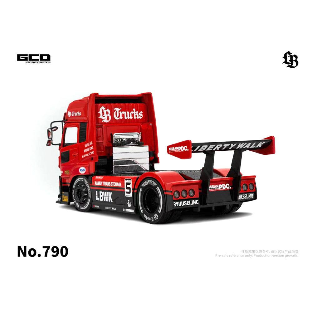 [PRE ORDER] GCD 1:64 LBWK UD Quon 2022 Super Silhouette Red