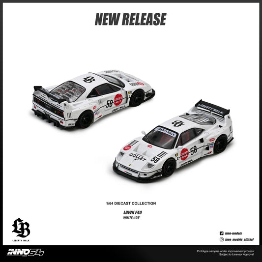 [PRE ORDER] Inno64 1:64 LBWK F40 Collet