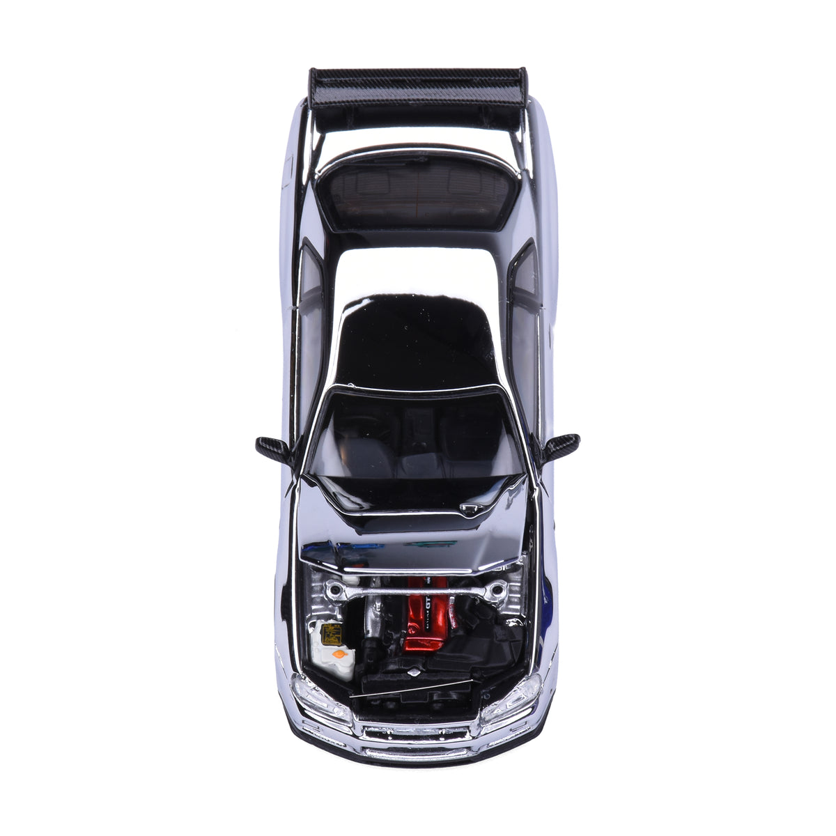 Motorhelix 1:64 Nissan Skyline GT-R R34 V-Spec II Electroplating Silver Canadian DieCast Expo 2026