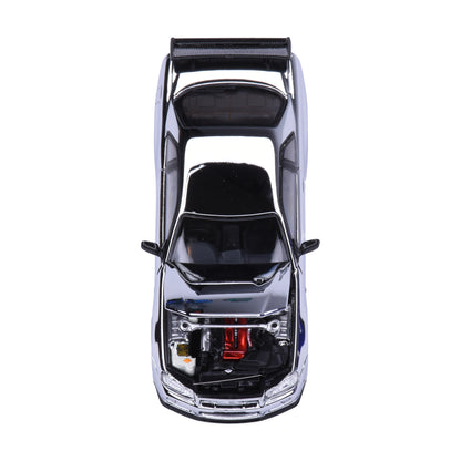 Motorhelix 1:64 Nissan Skyline GT-R R34 V-Spec II Electroplating Silver Canadian DieCast Expo 2026