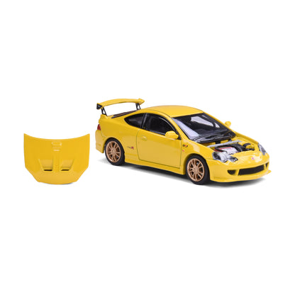 Motorhelix 1:64 Honda Integra Type R (DC5) MUGEN Phoenix Yellow