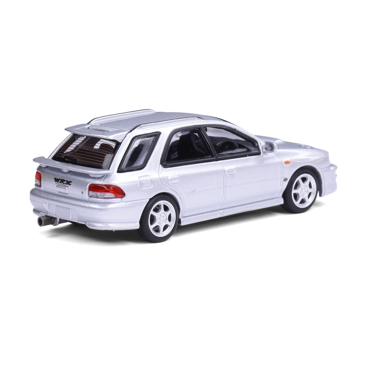 Motorhelix 1:64 Subaru Impreza Wagon WRX STi Ver VI Arctic Silver Metallic