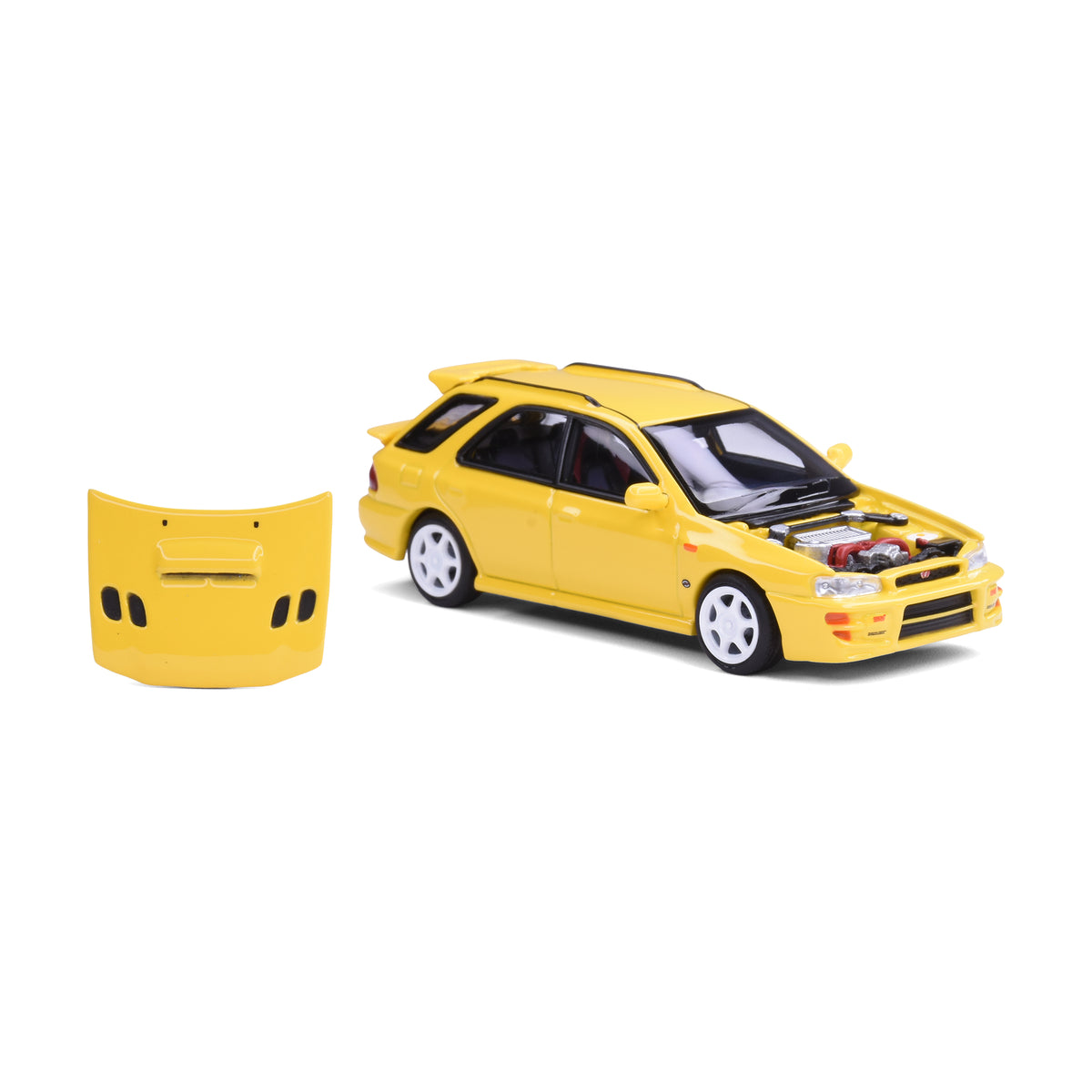 Motorhelix 1:64 Subaru Impreza Wagon WRX STi Ver VI Cashmere Yellow