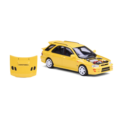 Motorhelix 1:64 Subaru Impreza Wagon WRX STi Ver VI Cashmere Yellow
