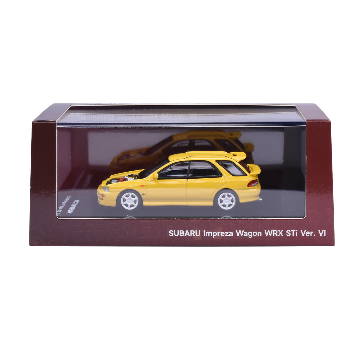Motorhelix 1:64 Subaru Impreza Wagon WRX STi Ver VI Cashmere Yellow