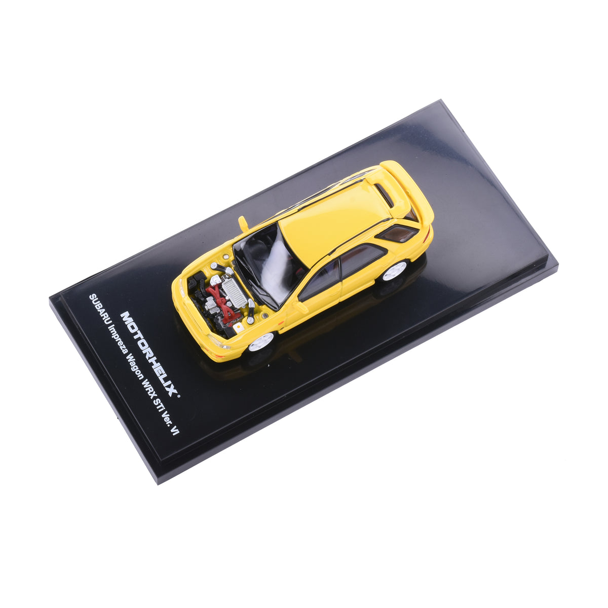 Motorhelix 1:64 Subaru Impreza Wagon WRX STi Ver VI Cashmere Yellow