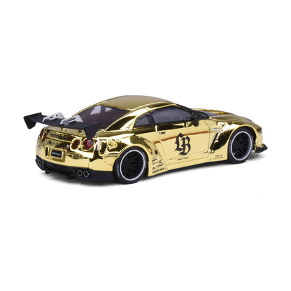 My Model Collect 1:64 LB-Works Nissan GT-R R35 Chrome Gold