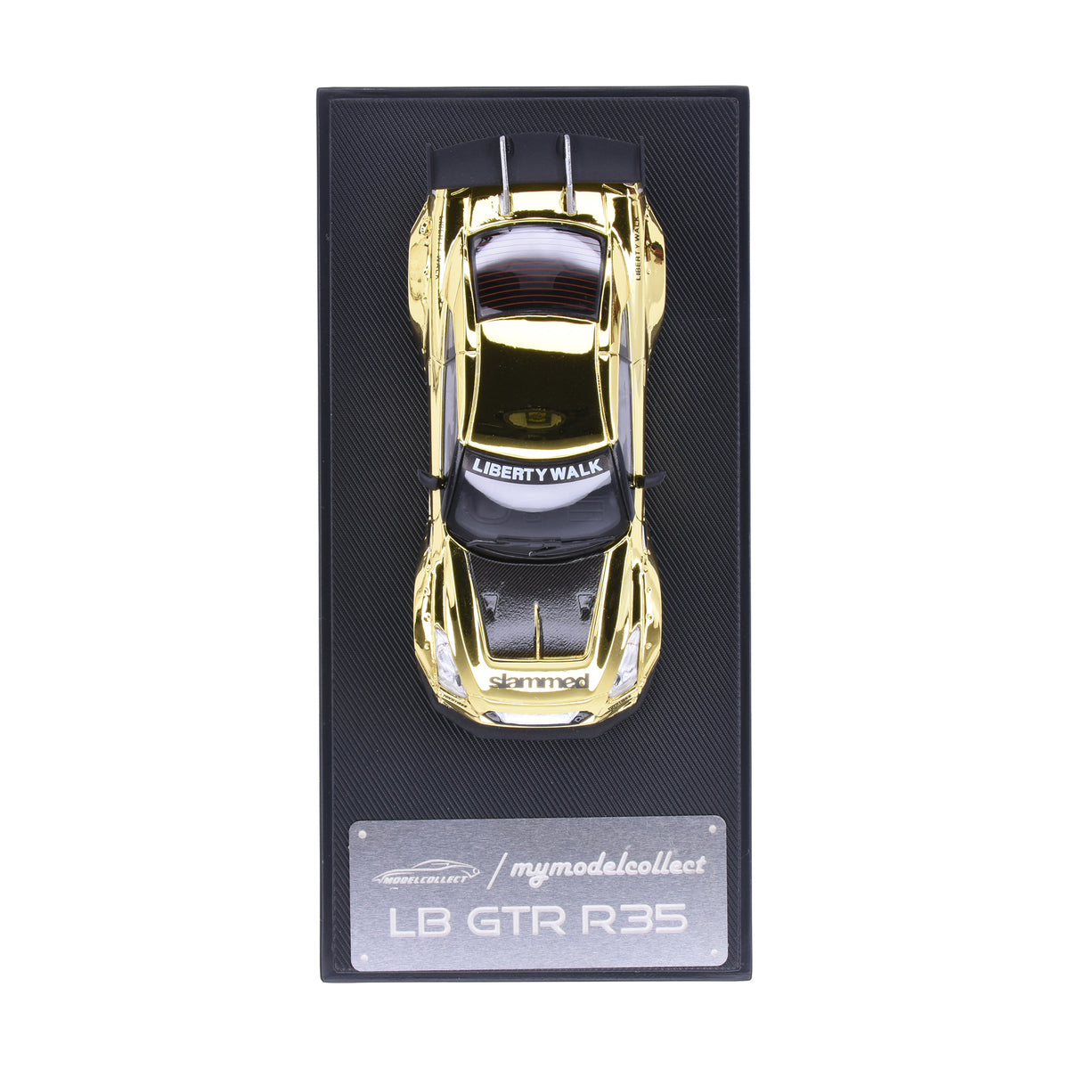 My Model Collect 1:64 LB-Works Nissan GT-R R35 Chrome Gold