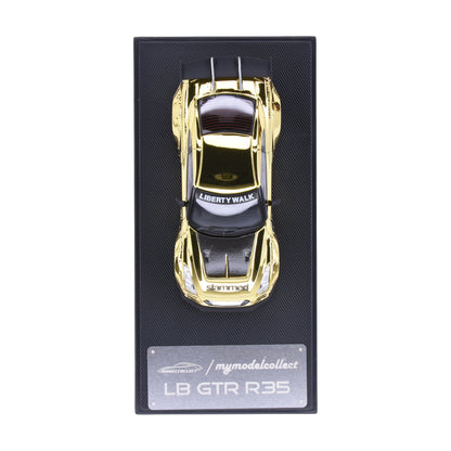 My Model Collect 1:64 LB-Works Nissan GT-R R35 Chrome Gold
