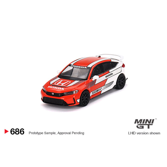 Mini GT 1:64 Honda Civic Type R 2023 Pace Car Red