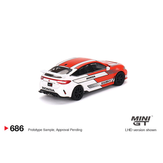 Mini GT 1:64 Honda Civic Type R 2023 Pace Car Red