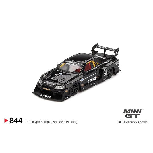 Mini GT 1:64 Nissan LB-ER34 Super Silhouette Skyline Black