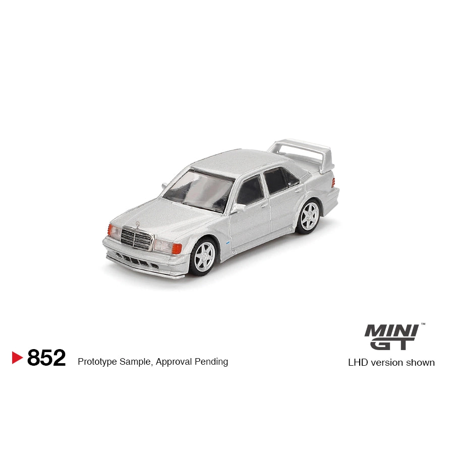 Mini GT 1:64 Mercedes-Benz 190E 2.5-16 Evolution II Astral Silver MGT00852-BL
