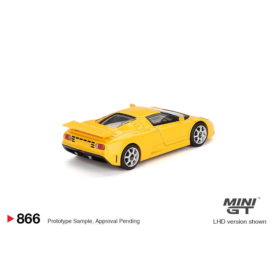 Mini GT 1:64 Bugatti EB110 Super Sport Giallo Bugatti
