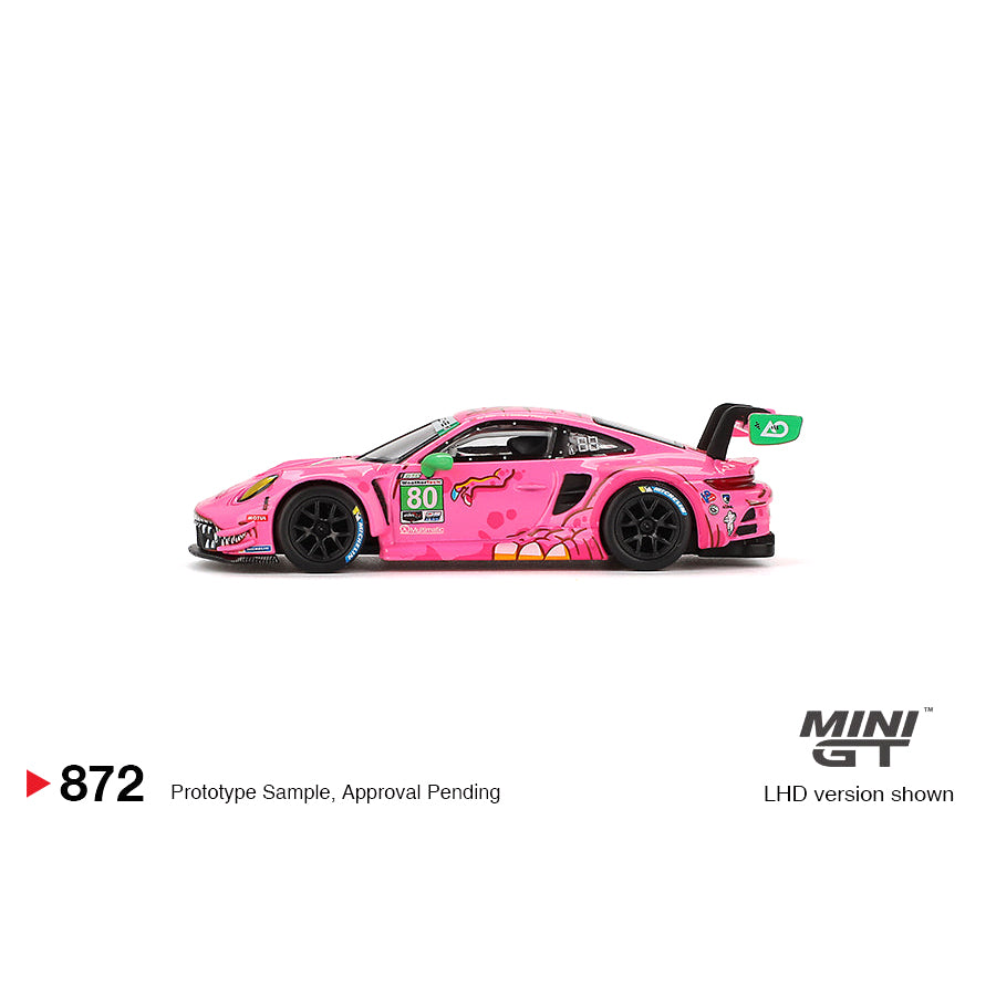 Mini GT 1:64 Porsche 911 GT3 R #80 AO Racing 2023 IMSA Virginia Roxy