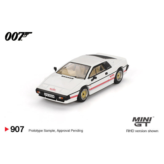 Mini GT 1:64 Lotus Esprit Turbo White “For Your Eyes Only” James Bond 007