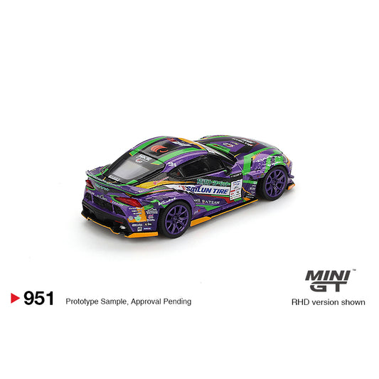 Mini GT 1:64 Toyota GR Supra KUHL 2021 D1GP Evangelion Racing MGT00951-BL