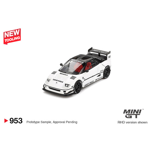 Mini GT 1:64 Mazda AZ-1 Liberty Walk LB40 White 2024 Tokyo Auto Salon