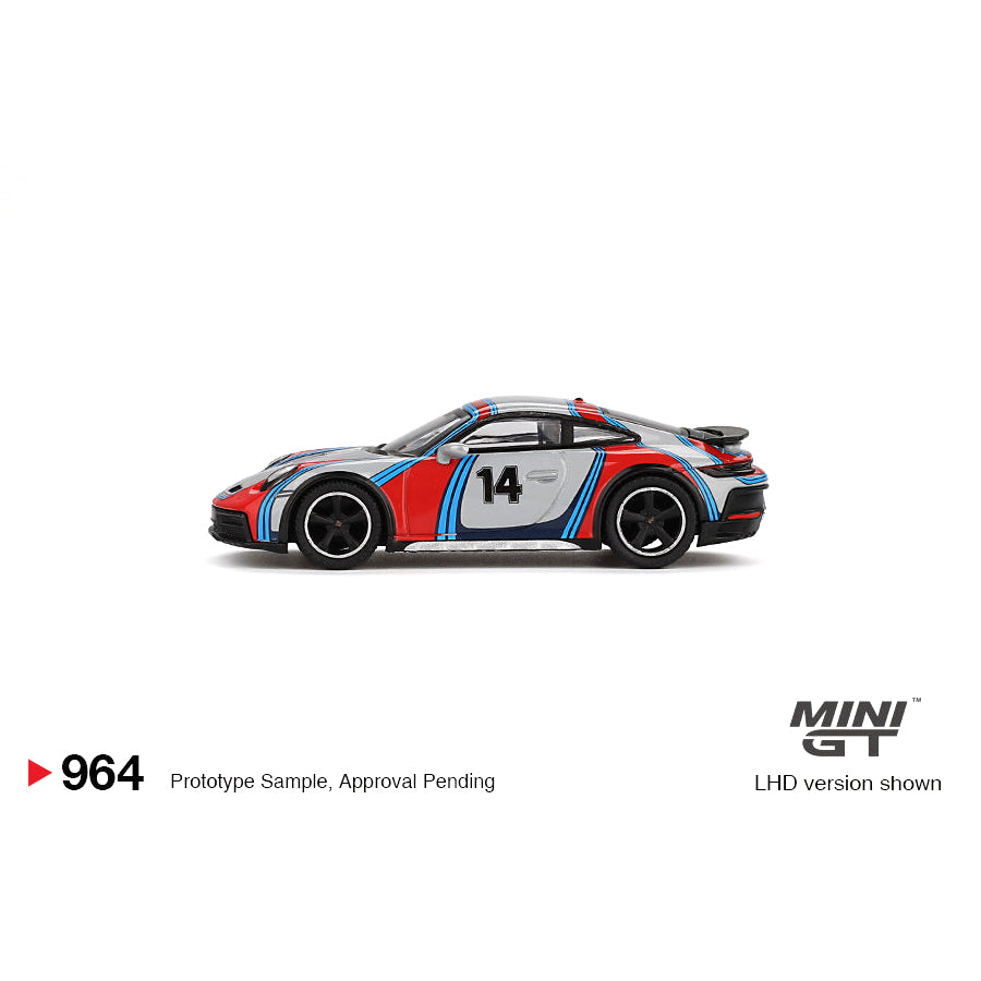 Mini GT 1:64 Porsche 911 Dakar Ice Grey Metallic Rally 1978