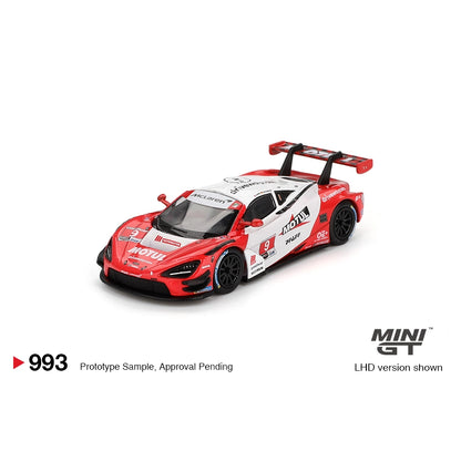 Mini GT 1:64 McLaren 720S GT3 Evo Pfaff Motorsports 2024 IMSA Laguna Seca MGT00993-BL