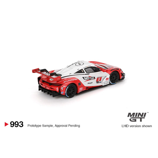 Mini GT 1:64 McLaren 720S GT3 Evo Pfaff Motorsports 2024 IMSA Laguna Seca MGT00993-BL