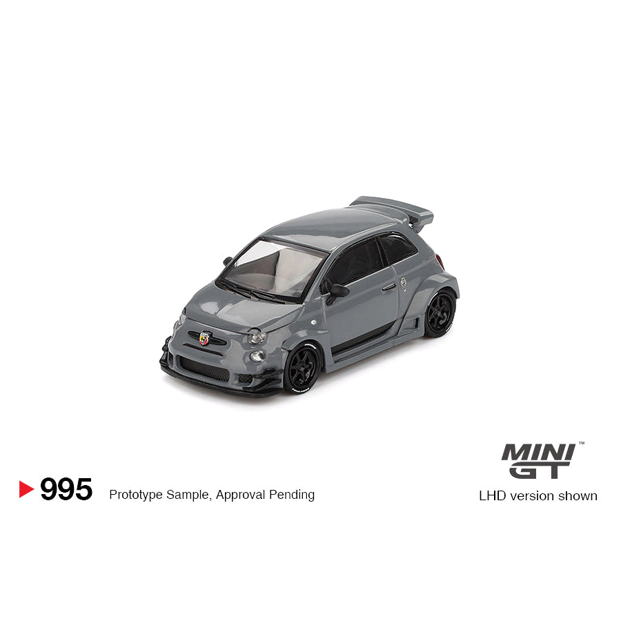 Mini GT 1:64 Abarth 595 LB-Works x Abas Works Grey