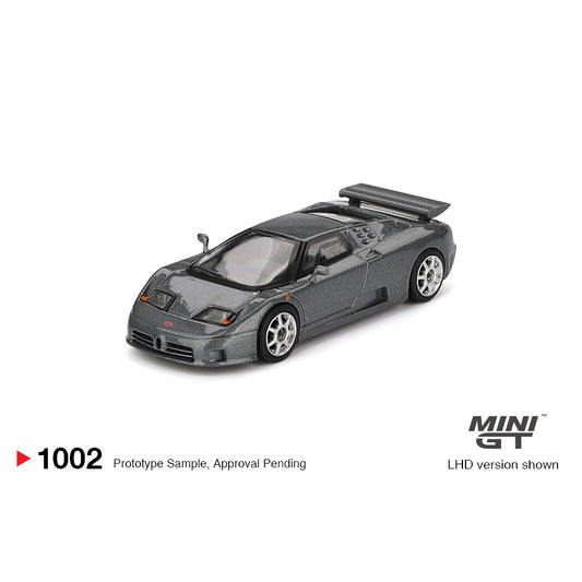 Mini GT 1:64 Bugatti EB110 Super Sport Grigio Scuro