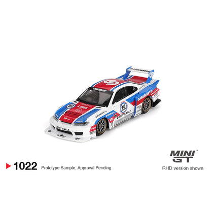 Mini GT 1:64 Nissan LB-Super Silhouette S15 SILVIA GarasDrift MGT01022-BL