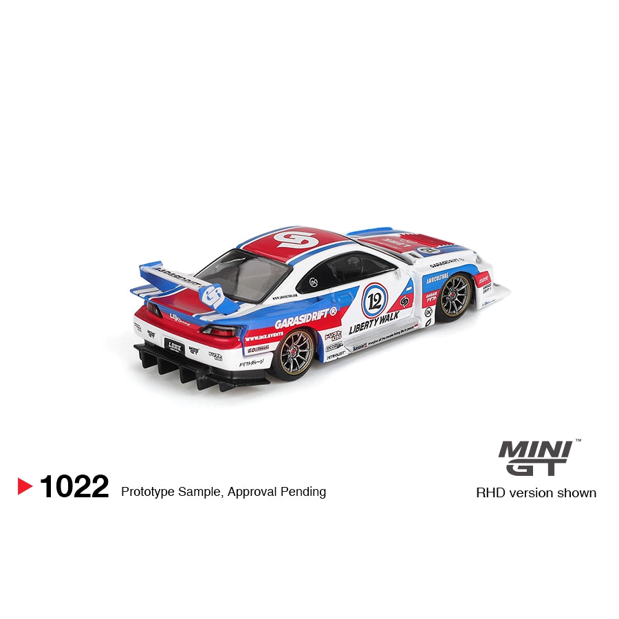 Mini GT 1:64 Nissan LB-Super Silhouette S15 SILVIA GarasDrift MGT01022-BL