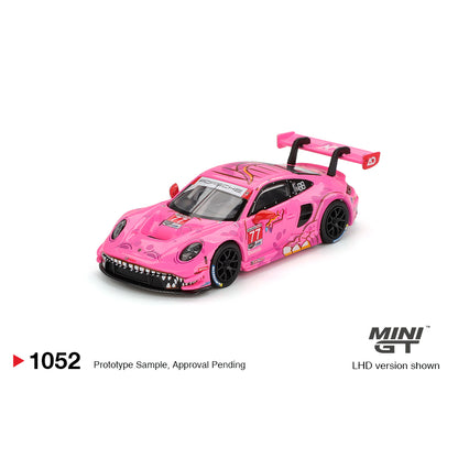 Mini GT 1:64 Porsche 911 GT3 R #77 AO Racing 2024 IMSA Road America MGT01052-BL