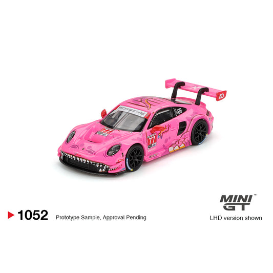 Mini GT 1:64 Porsche 911 GT3 R #77 AO Racing 2024 IMSA Road America MGT01052-BL