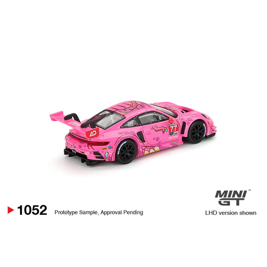 Mini GT 1:64 Porsche 911 GT3 R #77 AO Racing 2024 IMSA Road America MGT01052-BL