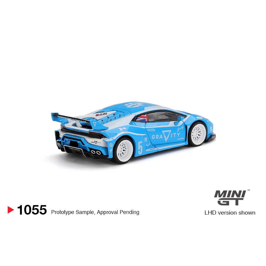 Mini GT 1:64 LB WORKS Lamborghini Huracán GT Gravity MGT01055-BL