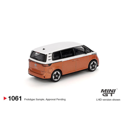 Mini GT 1:64 Volkswagen ID.Buzz Candy White / Energetic Orange MGT01061-BL